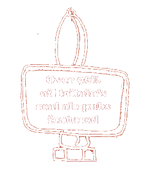 Over 96% of Britain's real ale pubs featured