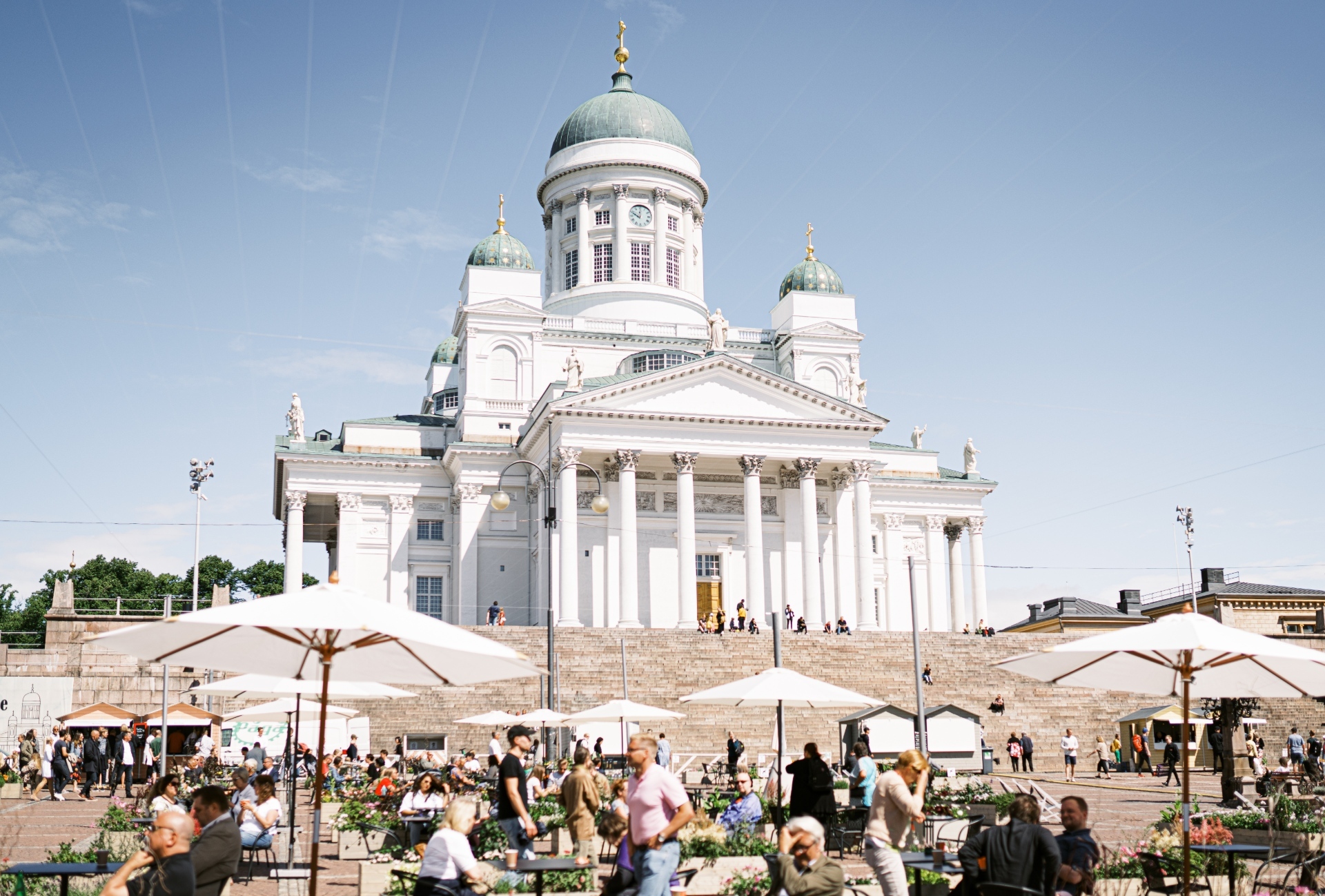 This square in Helsinki is now a huge restaurant