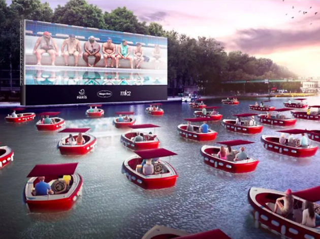 Paris is hosting a one-off floating movie night